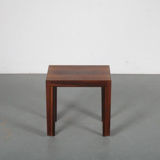 Image 1 of Svenn Eske Kristensen Nesting Tables for Pontoppidan, Denmark 1960