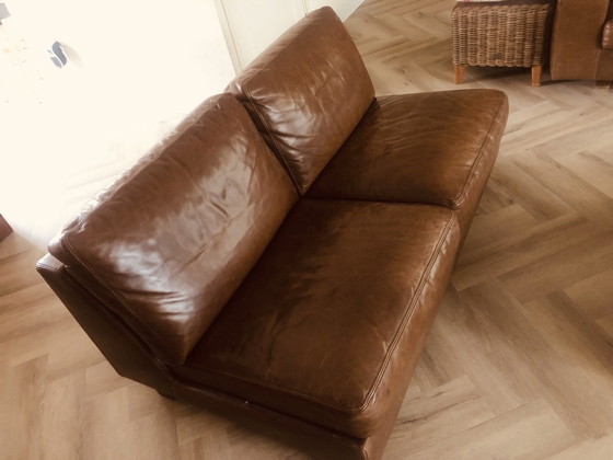 Image 1 of 2-5 Seater Sofa + Footstool Lederland Lago