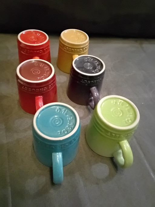 Beutiful 6 Cups Creuset 