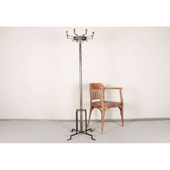 Image 1 of Vintage coat rack in steel tube and iron, Germany 1930