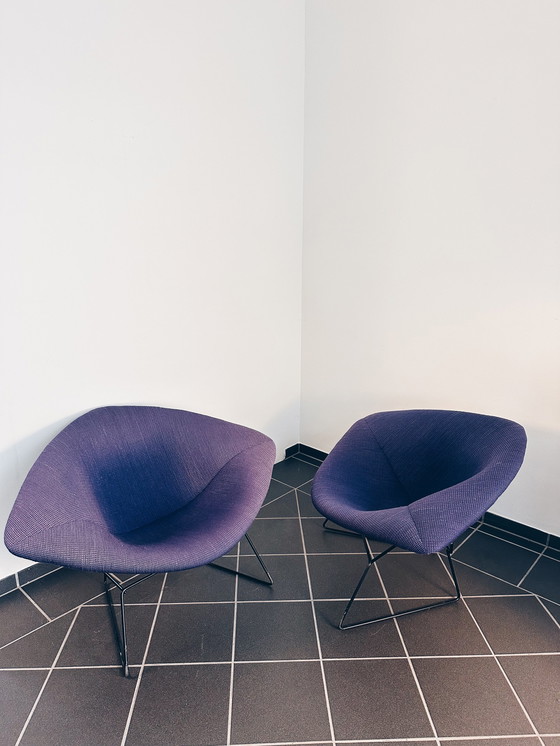 Image 1 of 2x Large Diamond Chair Modèle 422 Knoll Harry Bertoia