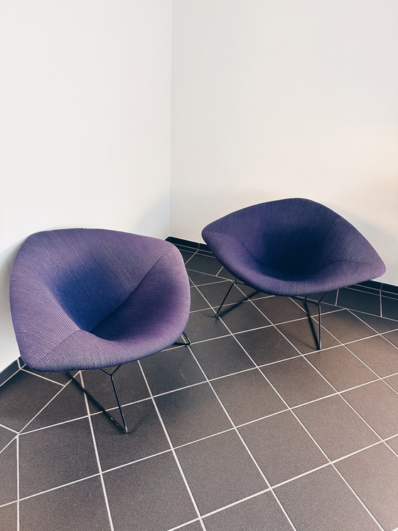 Image 1 of 2x Large Diamond Chair Modèle 422 Knoll Harry Bertoia