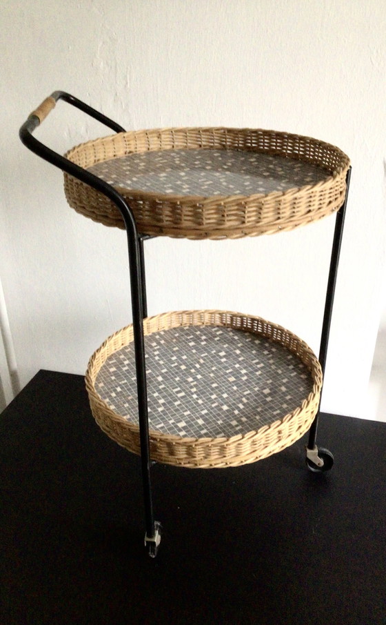 Image 1 of Vintage Trolley, Side Table, Serving Trolley