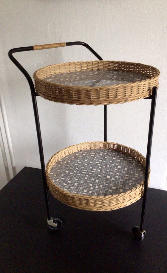 Image 1 of Vintage Trolley, Side Table, Serving Trolley