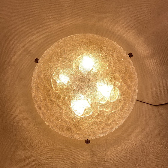 Image 1 of Large Glaze Ceiling Lamp - 1970 Hillebrand