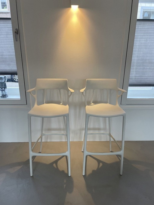 4x Kartell A.I. Stool