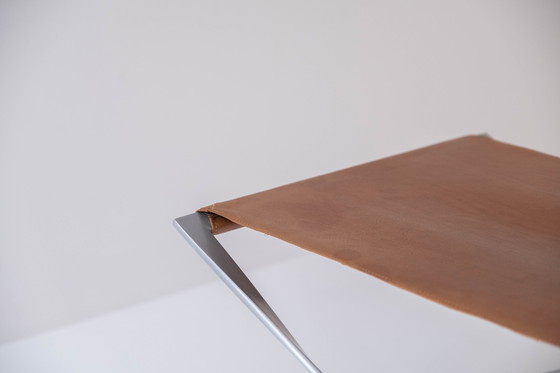 Image 1 of Rare PK 91 folding stool designed by Poul Kjærholm and manufactured by E. Kold Christensen, Denmark 1961. 