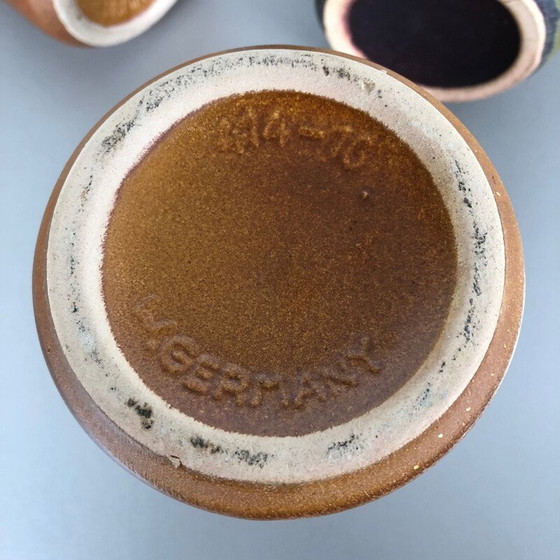 Image 1 of Set of 5 vintage ceramic vases for Scheurich, Germany 1970