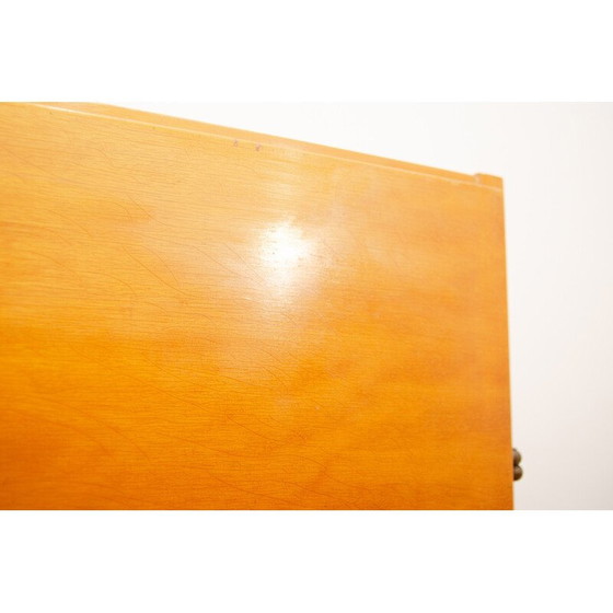 Image 1 of Cassettiera vintage in legno di frassino e olmo di Mojmír Požár per Up Závody, Cecoslovacchia 1960