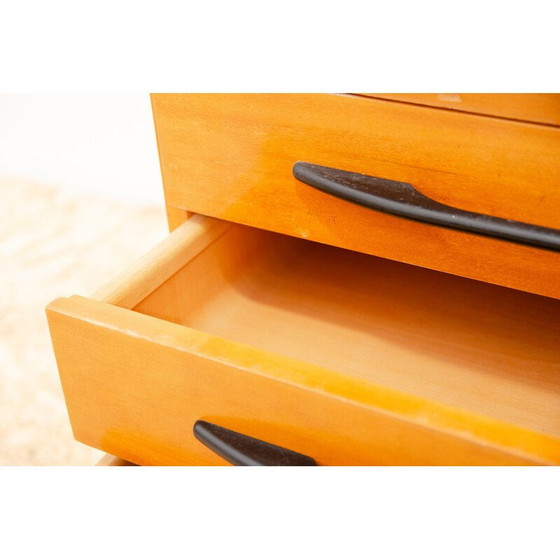 Image 1 of Cassettiera vintage in legno di frassino e olmo di Mojmír Požár per Up Závody, Cecoslovacchia 1960