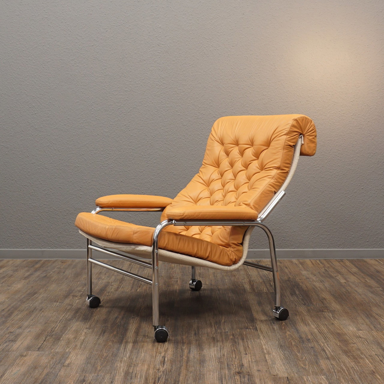 BORE Noboru Nakamura armchair leather 70s IKEA Vintage