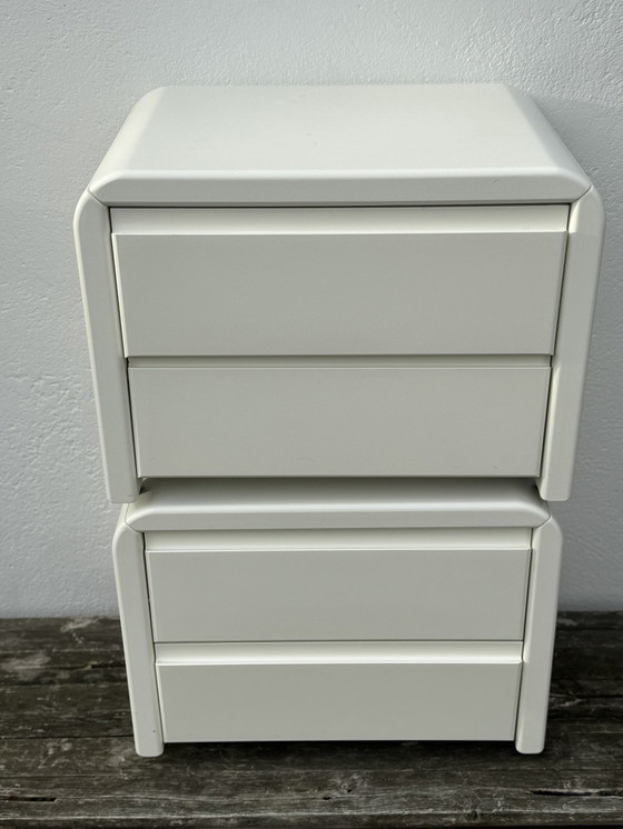 Image 1 of 2x Space Age Laminate Night Stands