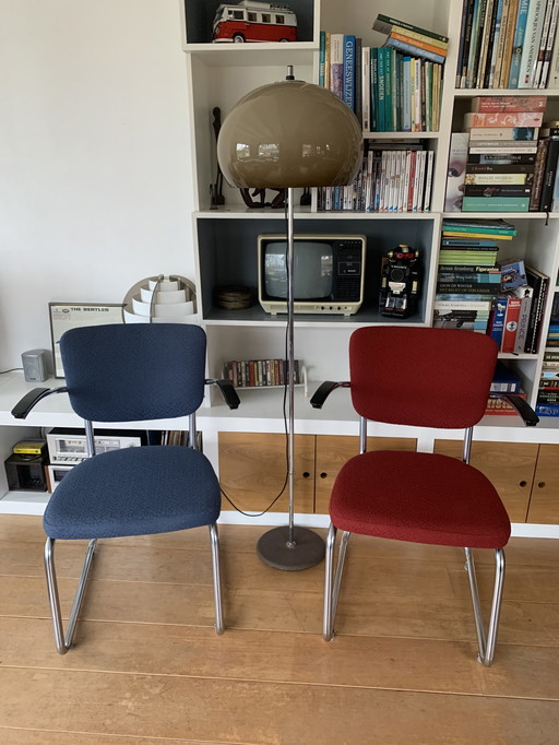 Ahrend Tube Frame Chairs Friso Kramer