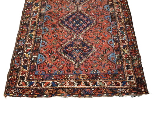 Old Hand Knotted Shirvan Carpet, 60s/70s