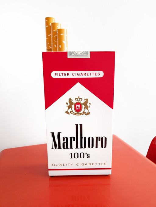 Marlboro Cigarette Pack Advertising Lamp 1990s