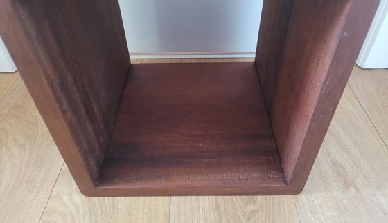 Image 1 of Hermoso cubo de teca maciza de 35 x 35 cm