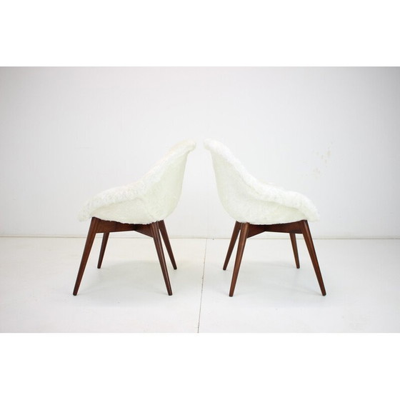 Image 1 of Pair of vintage chairs by Miroslav Navratil, Czechoslovakia 1960