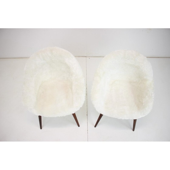 Image 1 of Pair of vintage chairs by Miroslav Navratil, Czechoslovakia 1960
