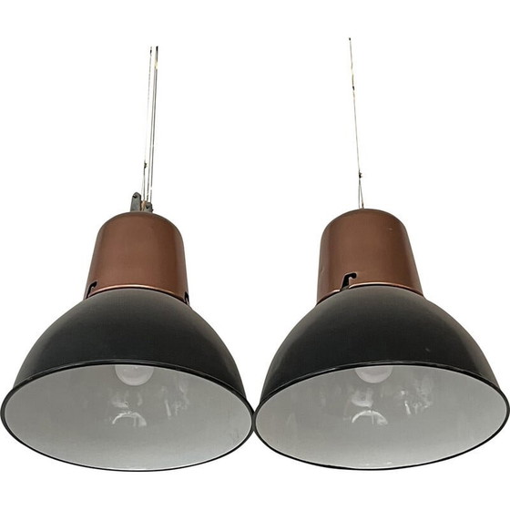 Image 1 of Vintage industrial pendant lamp