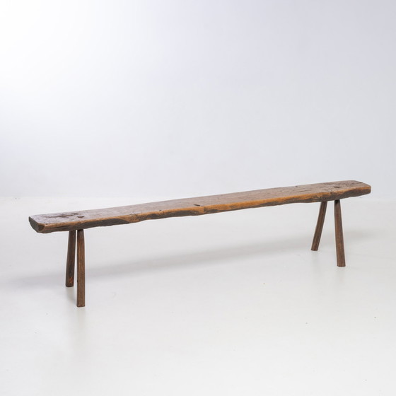 Image 1 of BRUTALIST BENCHES, OAK WOOD