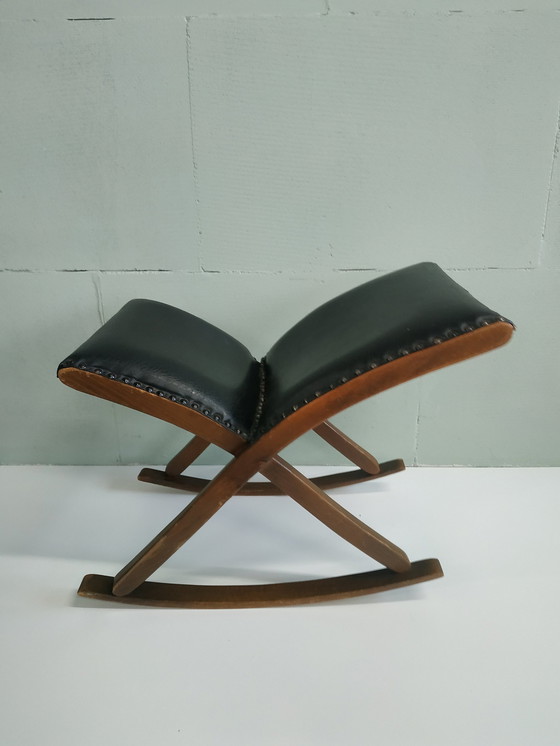 Image 1 of Vintage Classic 50s/60s Swing Footstool