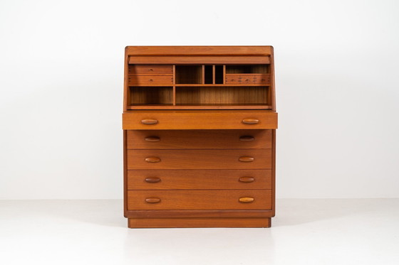 Image 1 of Magnificent Secretary By Bent Møller Jørgensen For Svend Dyrlund (Denmark, 1960S).