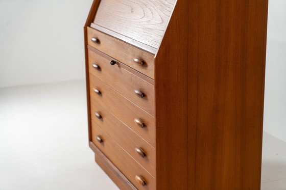 Image 1 of Magnificent Secretary By Bent Møller Jørgensen For Svend Dyrlund (Denmark, 1960S).