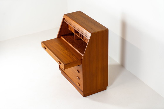 Image 1 of Magnificent Secretary By Bent Møller Jørgensen For Svend Dyrlund (Denmark, 1960S).