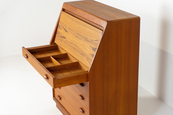 Image 1 of Magnificent Secretary By Bent Møller Jørgensen For Svend Dyrlund (Denmark, 1960S).