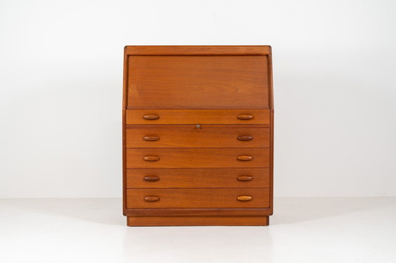 Image 1 of Magnificent Secretary By Bent Møller Jørgensen For Svend Dyrlund (Denmark, 1960S).