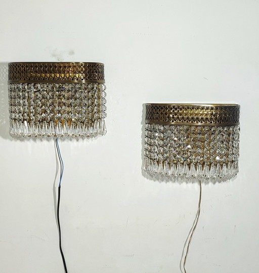 Pair Of Wall Lamps. Spain, 1960S.