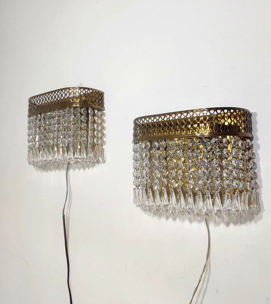 Image 1 of Pair Of Wall Lamps. Spain, 1960S.