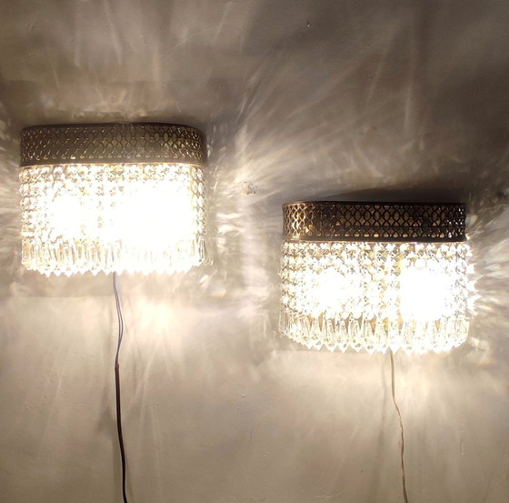 Image 1 of Pair Of Wall Lamps. Spain, 1960S.