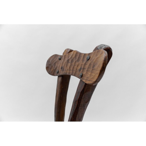 Image 1 of Vintage provincial carved chair, France 1960