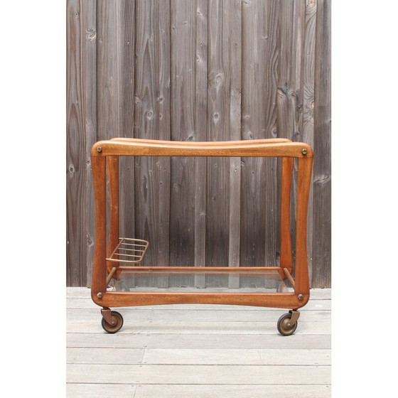 Image 1 of Credenza vintage scandinava in teak e vetro