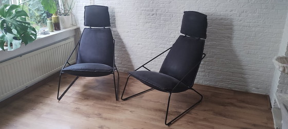 Image 1 of 2x Ikea Villstad Armchairs by Carl Öjerstam