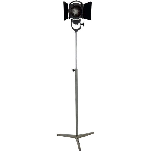 Vintage metal cinema spot floor lamp for Iff, Italy 1960