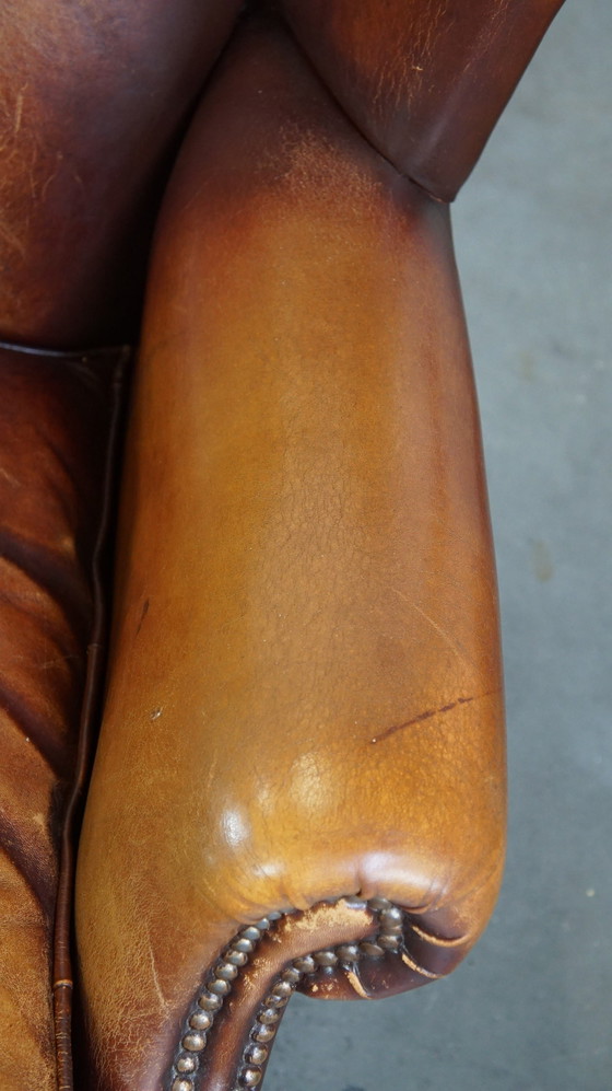 Image 1 of 2 X Sheep Leather Ear Armchair