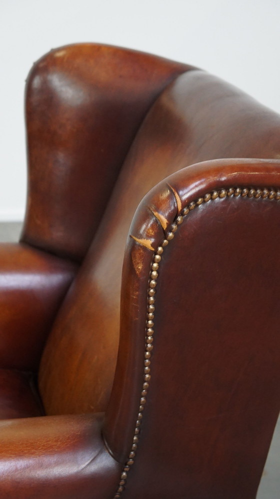 Image 1 of 2 X Sheep Leather Ear Armchair