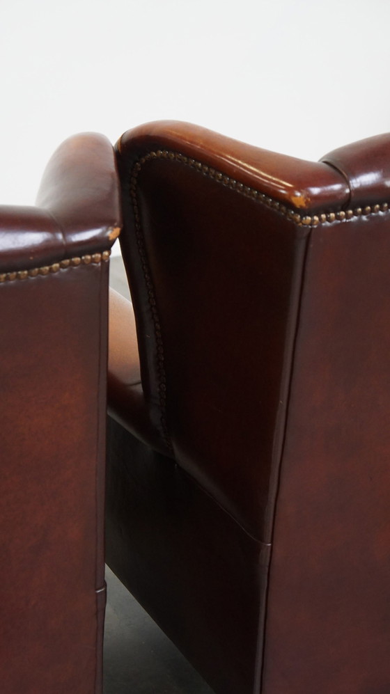 Image 1 of 2 X Sheep Leather Ear Armchair