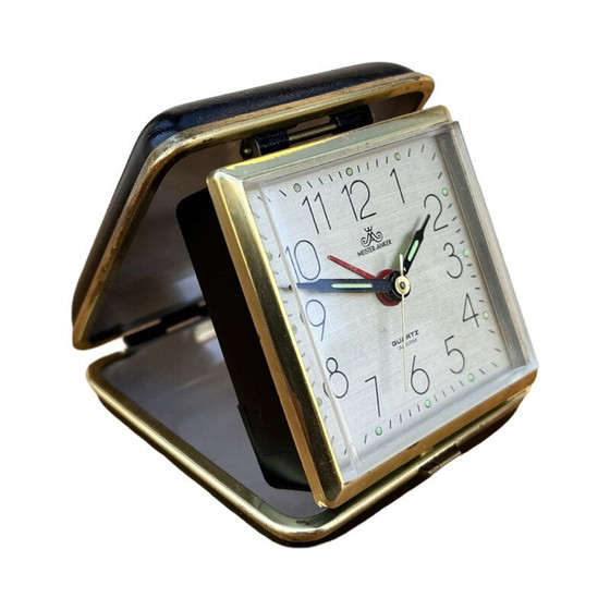 Image 1 of Vintage electronic travel alarm clock for Meister-Anker, Germany 1970