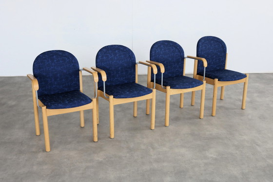 Image 1 of 4x vintage Kinnarps chairs