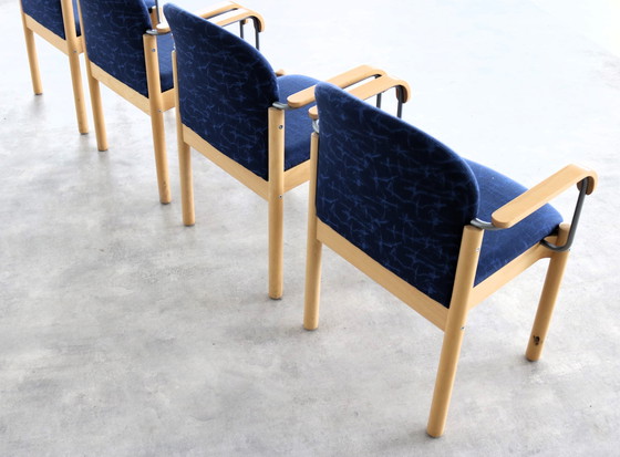 Image 1 of 4x chaises Kinnarps vintage