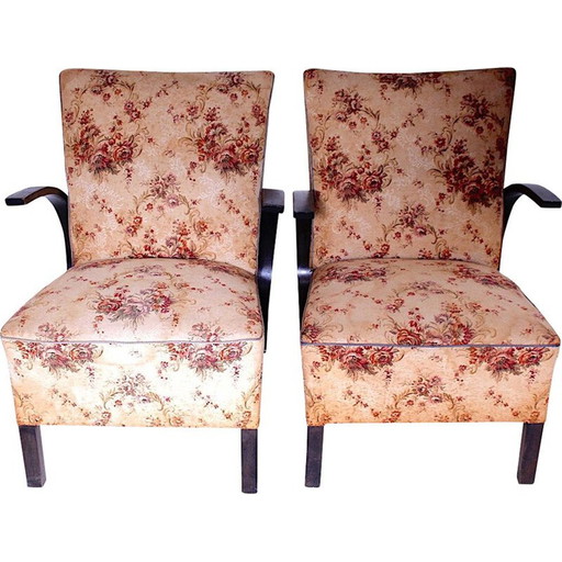 Pair of vintage armchairs,Czechoslovakia 1960s