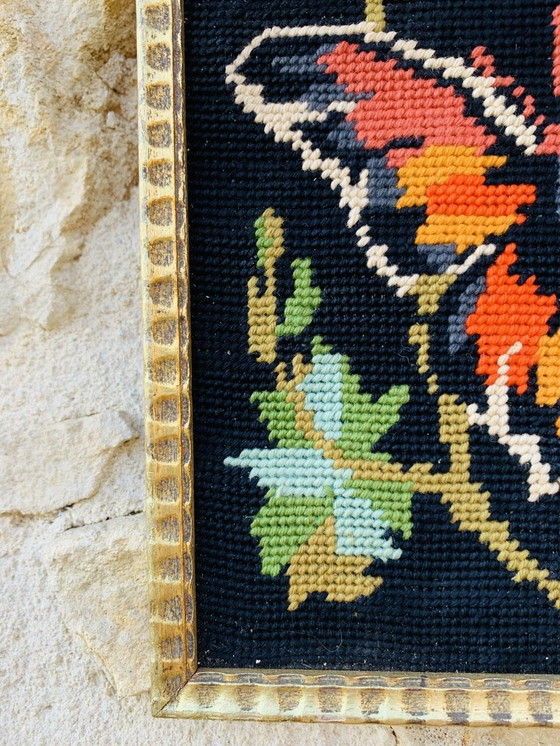 Image 1 of  Arazzi vintage in lana e tela, anni '70, set di 2