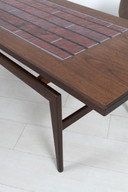 Vintage coffee table with mosaic