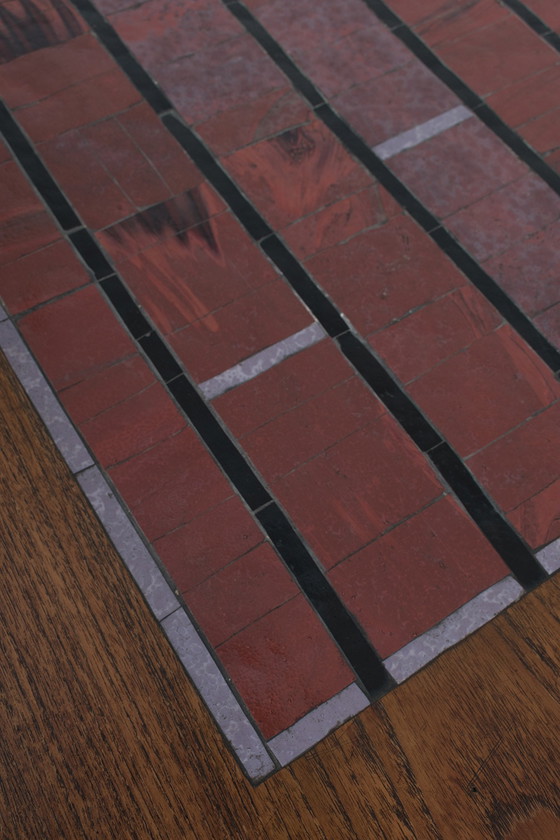 Image 1 of Tavolino da caffè vintage con mosaico