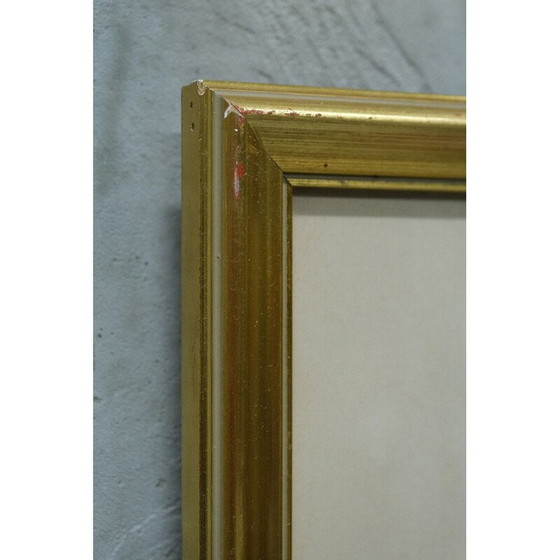 Image 1 of Acquerello vintage "Barche" di Martin Emond, anni '50