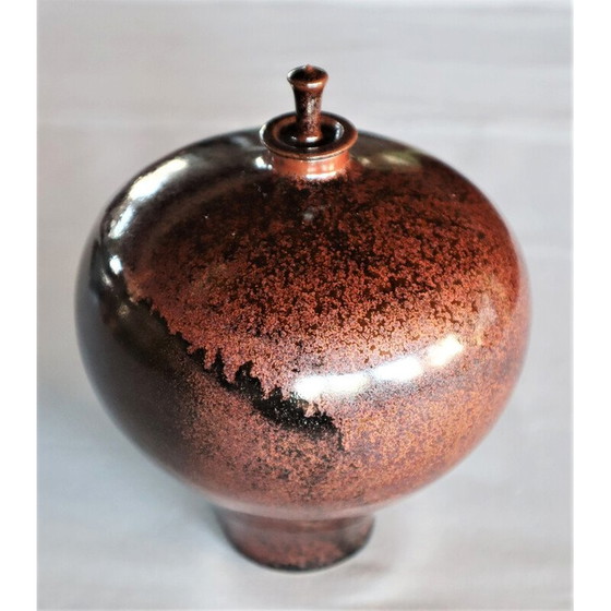 Image 1 of Vintage porcelain box by Xavier Duroselle, 1990