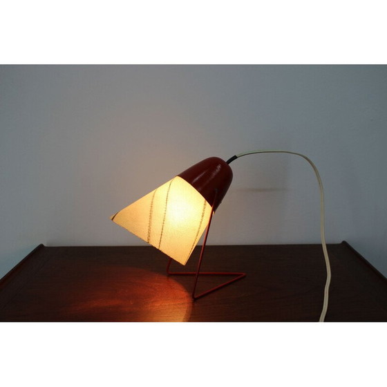 Image 1 of Lampada da tavolo vintage in metallo e plastica, Cecoslovacchia 1960